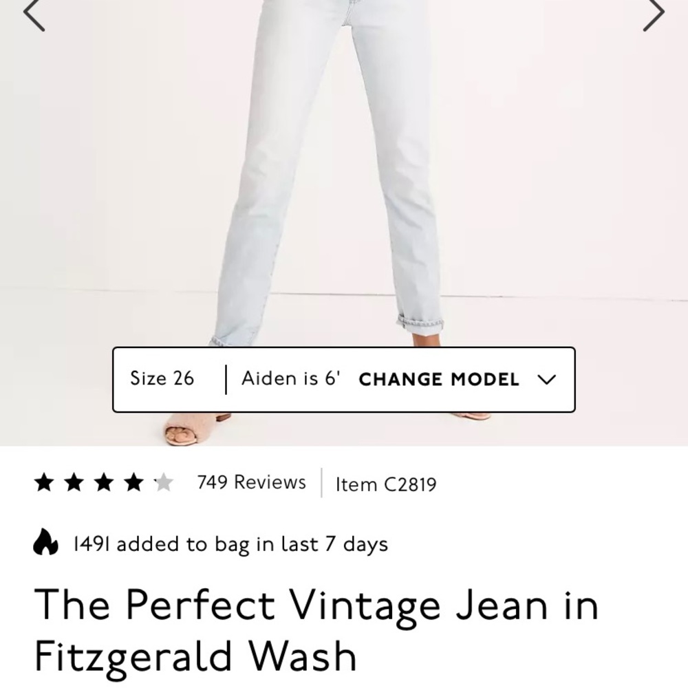 The perfect vintage jean